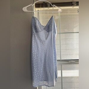 Princess Polly Light Blue Strapless Dress